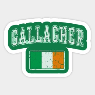 Gallagher Irish Flag Ireland St Patricks Day Sticker